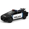 Mghxj4 1: 24 Tesla Model Police Car Series Alloy Car Model Simulation Lighting Power High End Collection Ornament Toy Gift