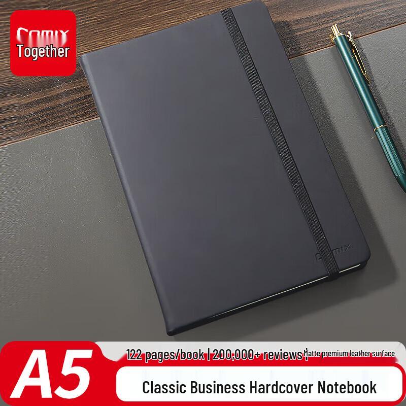 Comix C5902 A5 Leather Notebook