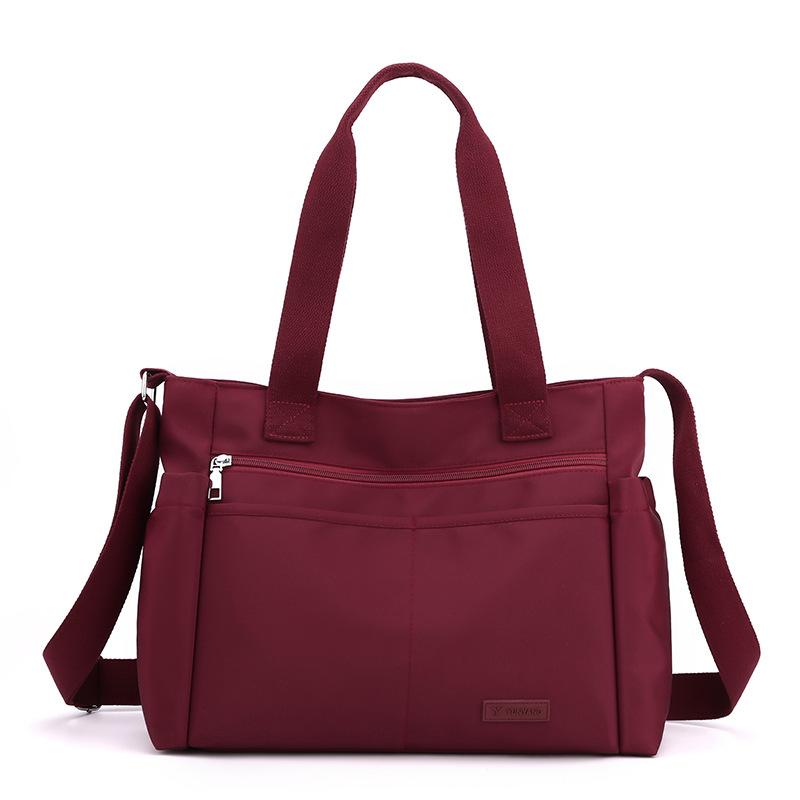 Velkokapacitní taška přes jedno rameno Lehká dámská ruční crossbody taška