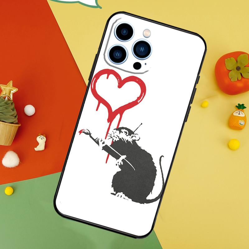 

Cute Cartoon Animal Rat Phone Case For iPhone 17 Pro Max 16 15 14 12 11 13 Pro Max Plus 12 13 Mini 16e 17 Air Cover iPhone 12 Pro
