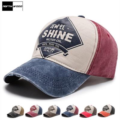 Northwood Vintage Washed Summer Women's Baseball Cap All Cotton Men's Snapback Hat Dad Hats