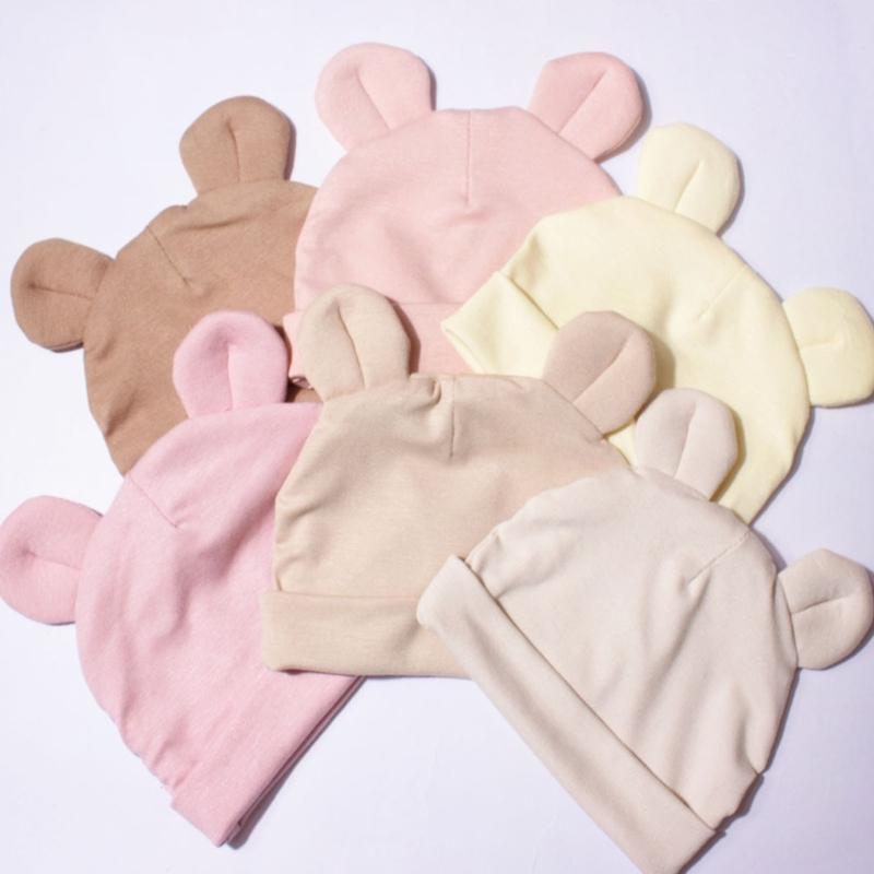 6pcs Infant Beanies Hats Breathable Cotton Spring Hat Newborn Hospital Hat Suitable for Newborns Aged 0 To 2 Months