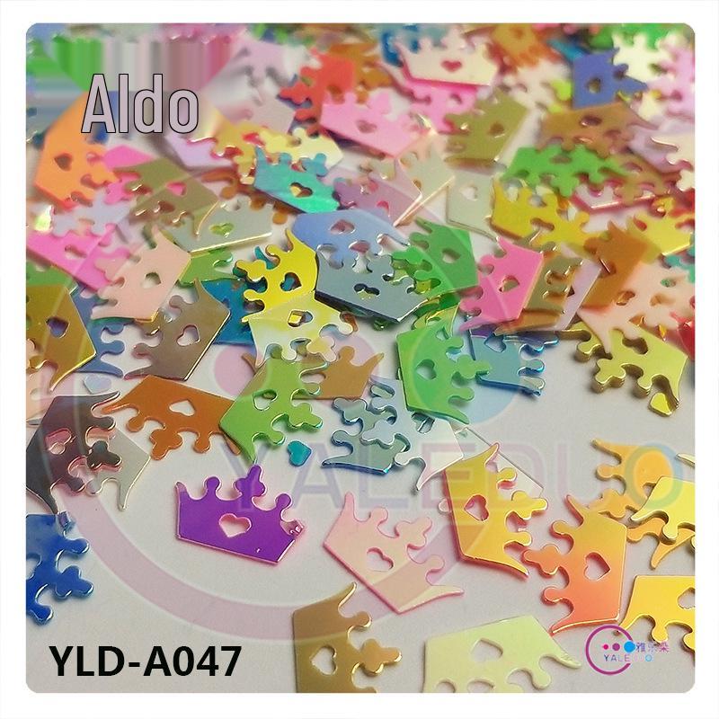 Yaleduo Crown PVC Sequin Carnival Costume Headwear Accessories