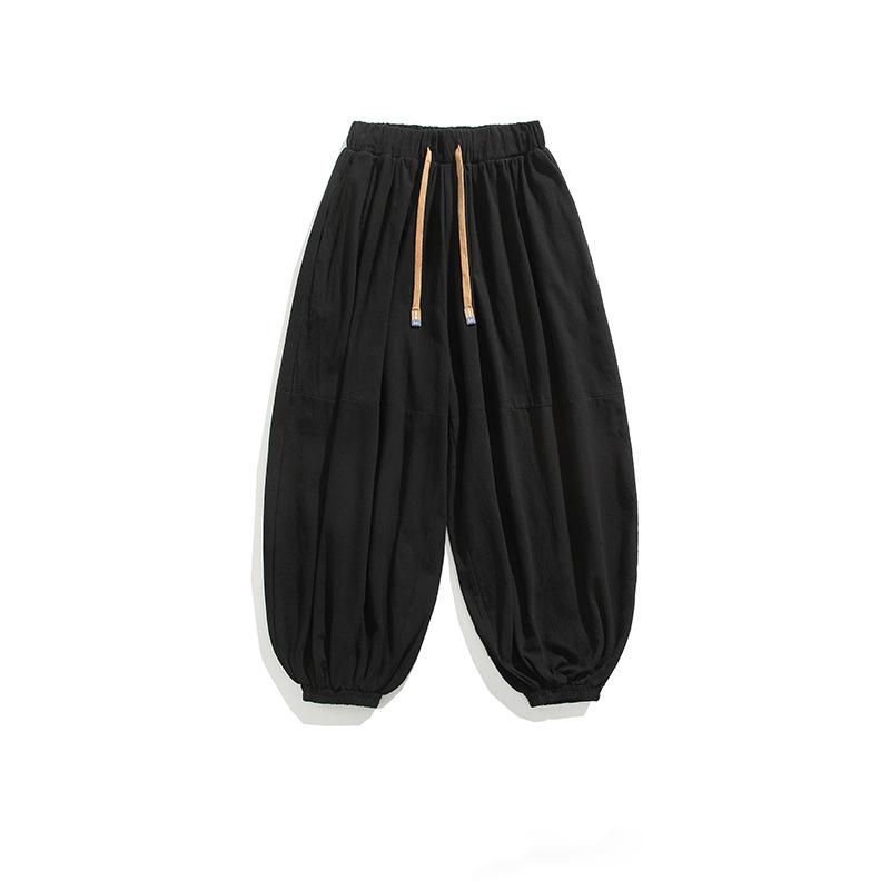 Men Pants Fashion Korean Style Harem Loose Style Pants Man Solid Trousers