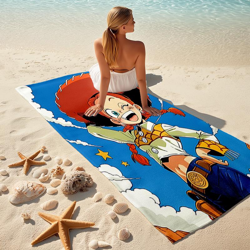 1pc Cowgirl Adventure Wild West Microfiber Beach Towels Quick Dry Towel Sand Beach Towels Pool for Travel Swim Pool. S072101164