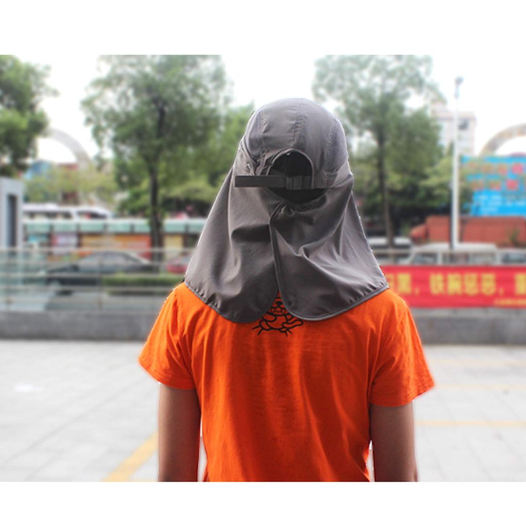 Sun protection UV protection for men and for and farm mesh and full protection up to the neck hat, hat, 3-way, fisherman's cap, women, fishing,