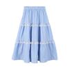 Girls' Summer Plaid A-line Skirt