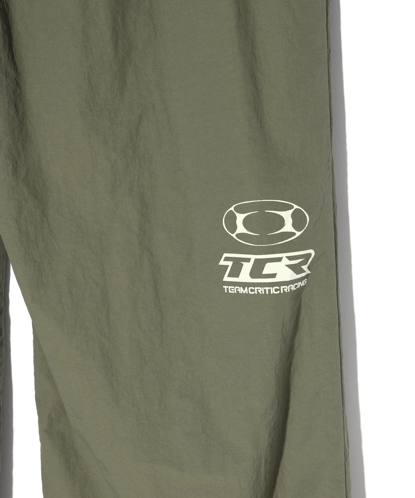 CRITIC Tcr Racing Logo Set Up Pants Khaki
