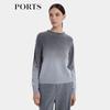 PORTS Women's Cashmere Knit Long-Sleeve Pullover Sweater