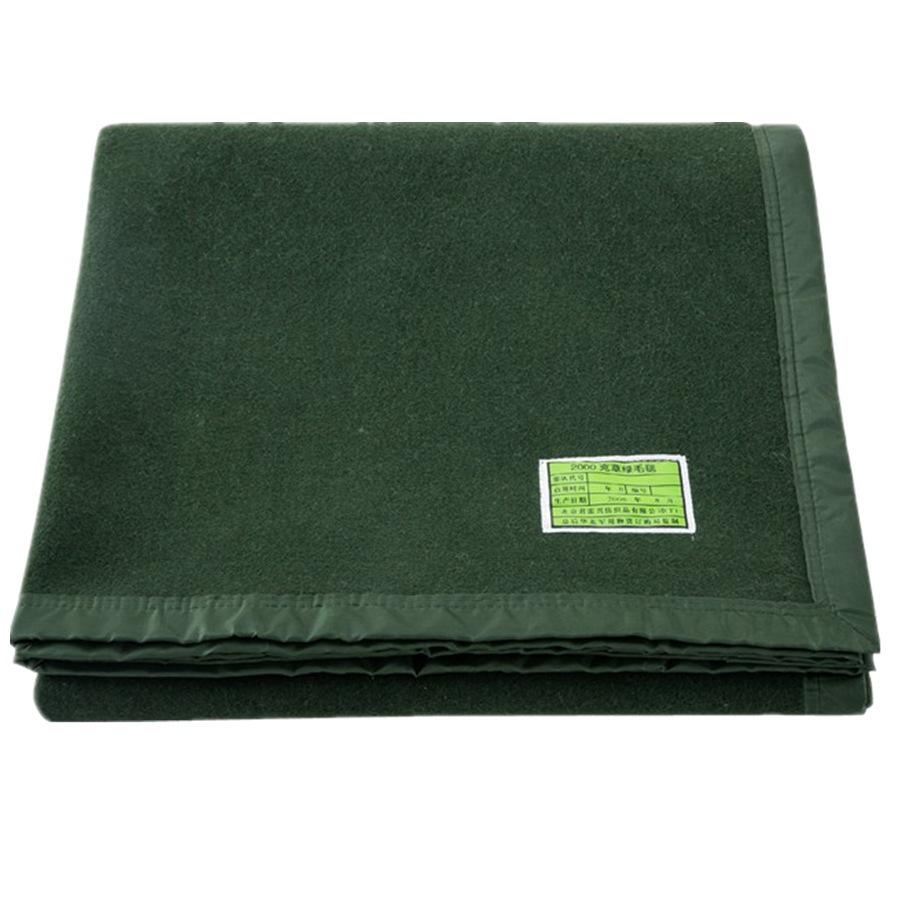 Dark Green Flood Control & Disaster Relief Blanket - Warm, Protective Quilt