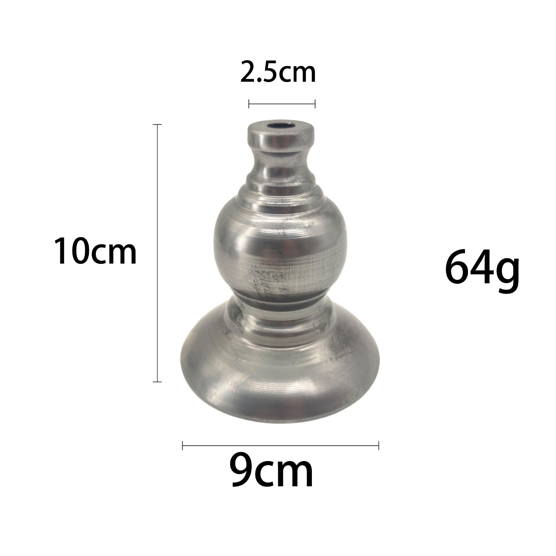 Metal Spinning Table Lamp & Gourd Candlestick Holder
