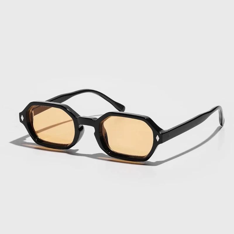 European American Rivet Style Sunglasses Fashion Retro Small Box UV Resistant Sun Glasses for Street Photography