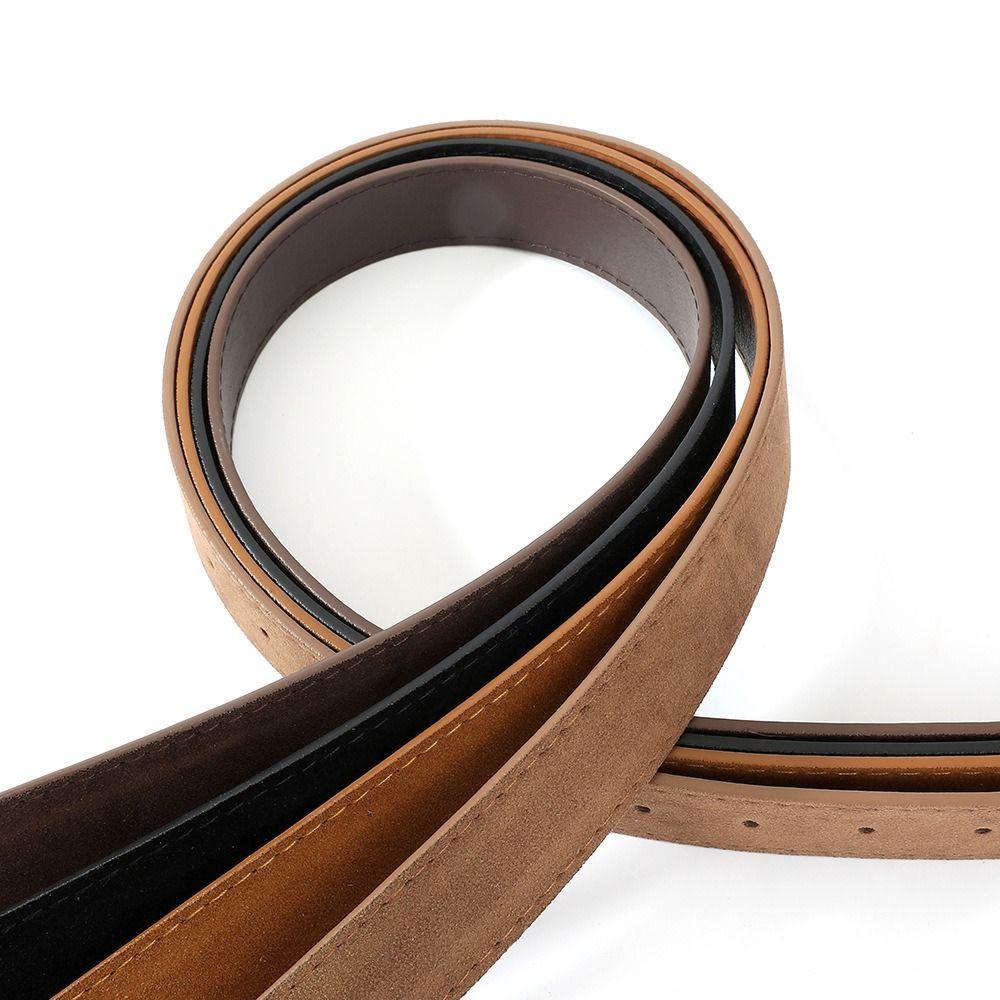 Pin Buckle Business Waist Belt Casual Waistband Fashion Suede Leather Belt  For Women