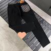 Internet Celebrity Black High-end European and American Trendy Jeans Men's Slim-fitting Small Straight Elastic Casual Trendy Trousers
