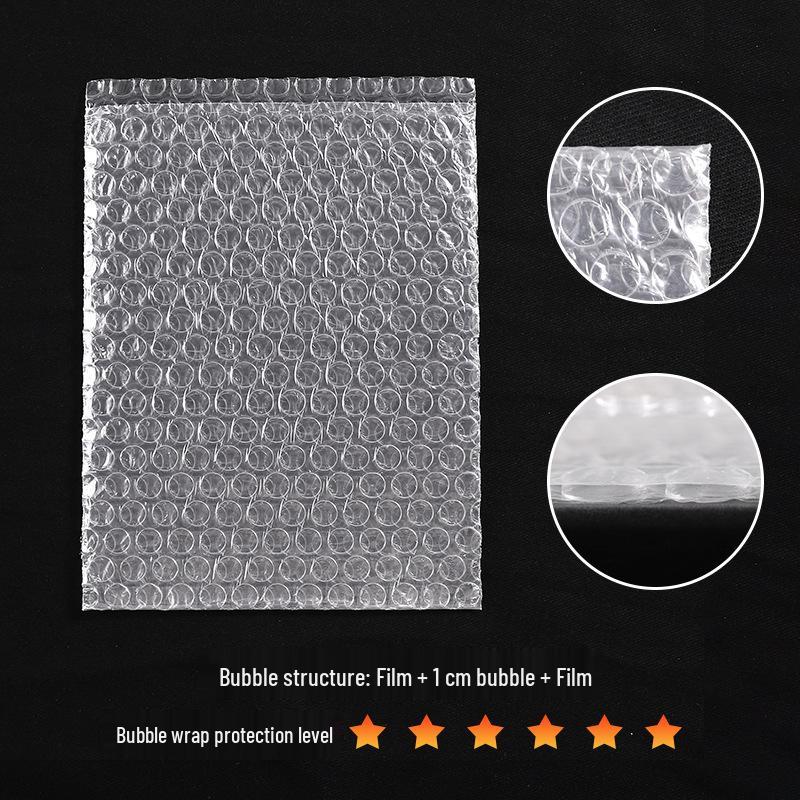 Clear Shockproof Double-Sided Bubble Wrap with Thick Foam Slices