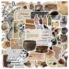 10/30/50PCS Dark Aesthetic Retro Art Cartoon Stickers DIY Decoration PVC Waterproof Skateboard Notebook Graffiti Toys