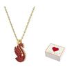Swarovski Swan Fashion Trend Red Swan Necklace Women Necklace 5647871
