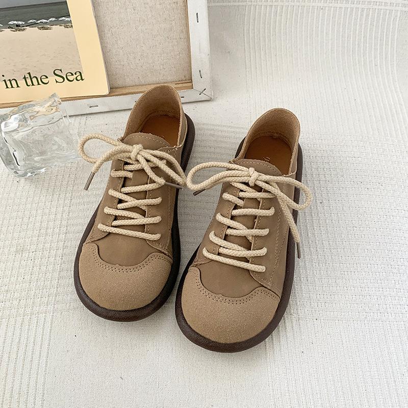 Fashion 2024 Brand Shoes for Women Round Head Women's Flats Spring Ordinary Flat Shoes Solid Women Casual Flat Shoes Zapatos