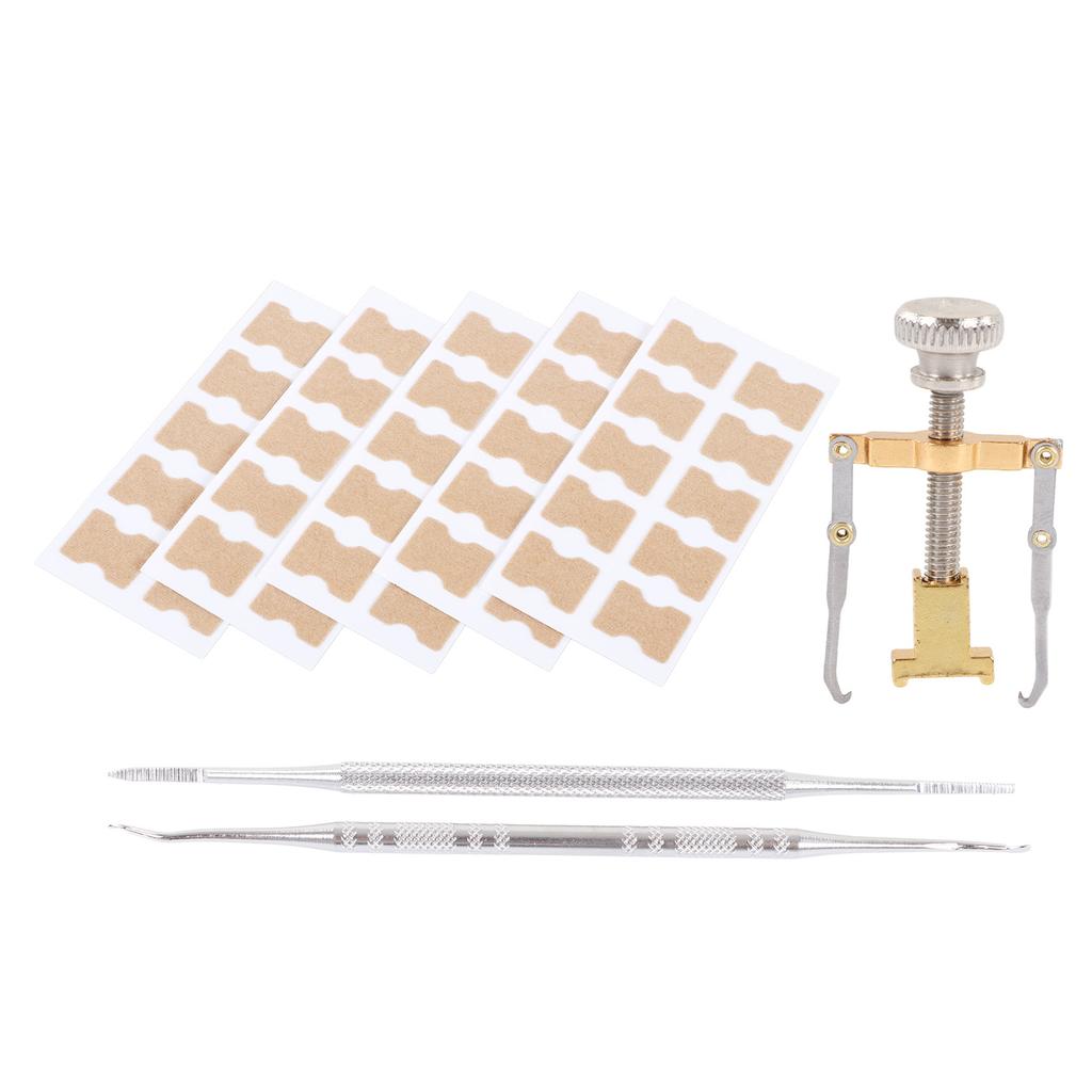 4pcs Ingrown Toenail Correction Kit Glue Free Pedicure Stainless Steel Waterproof Ingrown Toenail