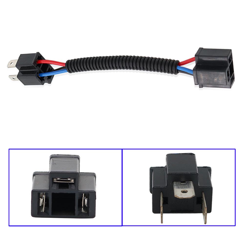 H4 Wiring Harness Connector for Headlight/Fog Light Sockets 18cm