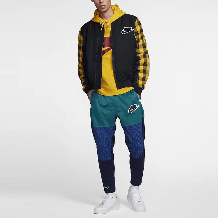 Nike Casual Sports Baseball Collar Long Sleeve Jacket Men Jacket Yellow BV4533-010