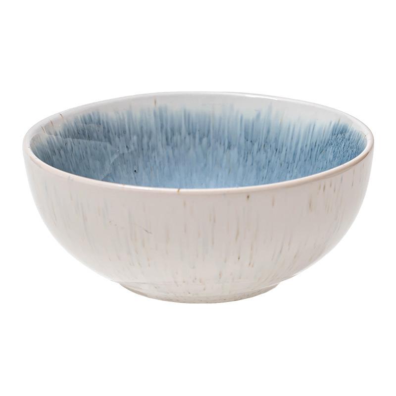Simple And High Value Gradual Change Ceramic Bowl Set Household Restaurant Tableware Plate Dessert Bowl Plate Plate Plate