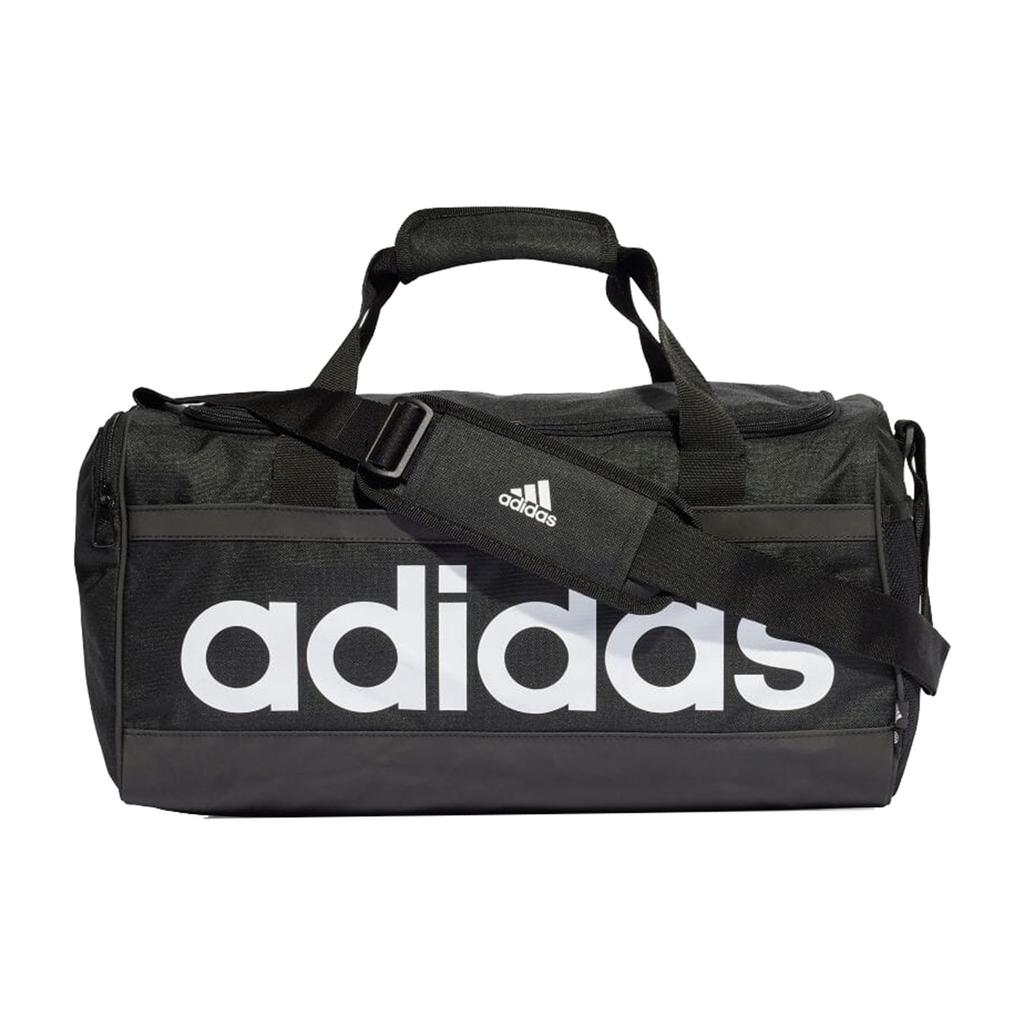 adidas Essential Linear Polyester Shoulder Crossbody Gym Bag Medium Men Bags Black HT4743