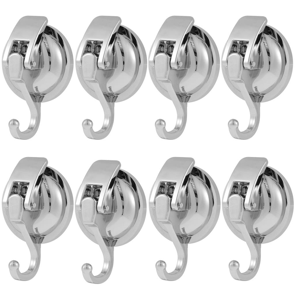2Pcs Suction Cup Hooks for Shower Heavy Duty Vacuum Shower Hooks for Inside Shower Super Suction for Kitchen Bathroom Restroom