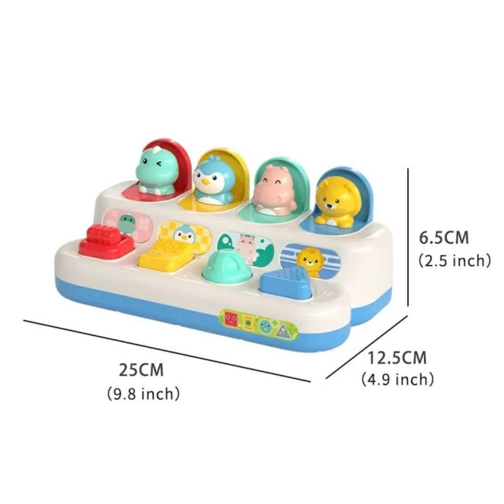 Animals Theme Peekaboo Switch Box Plastic Interactive Animal Toy Box  Kids Toddlers Babies