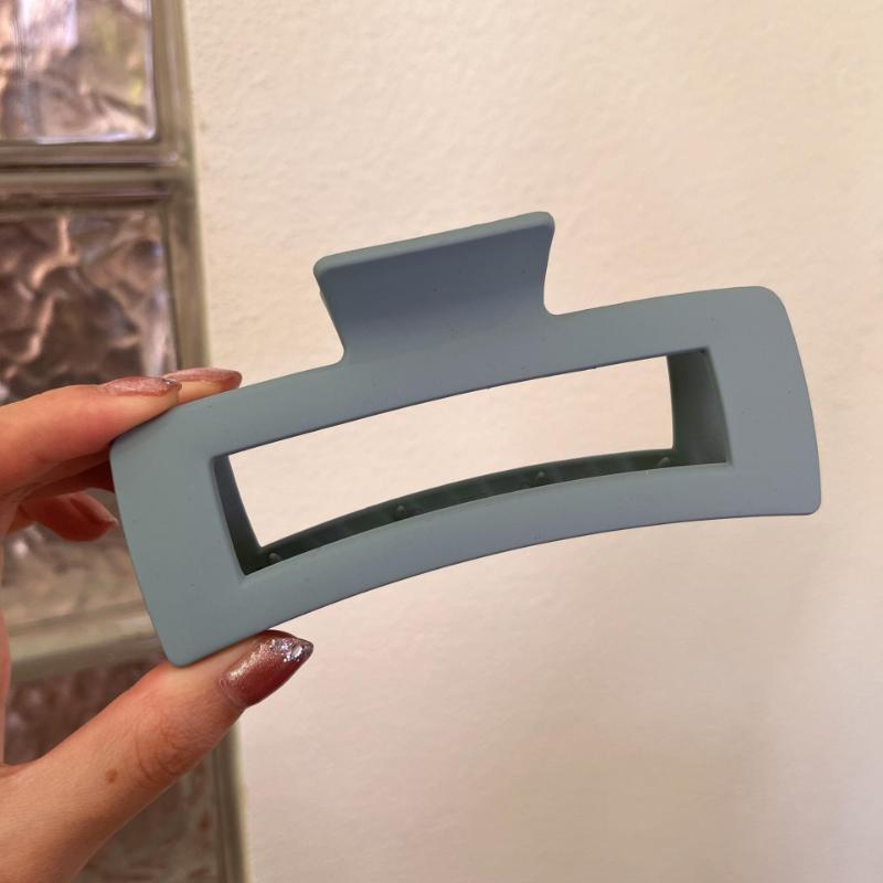 Hochwertige Brief-Matt-Haarspange für Frauen mit dickem Haar, Große Haiklammer-Haarspange für Hinterkopf-Dutt, Stirnband