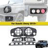 Headlight Taillight Fog Light Cover Set For Suzuki Jimny Jb64w Jb74 2019-2026 Car Light Guard Covers Exterior Accessories