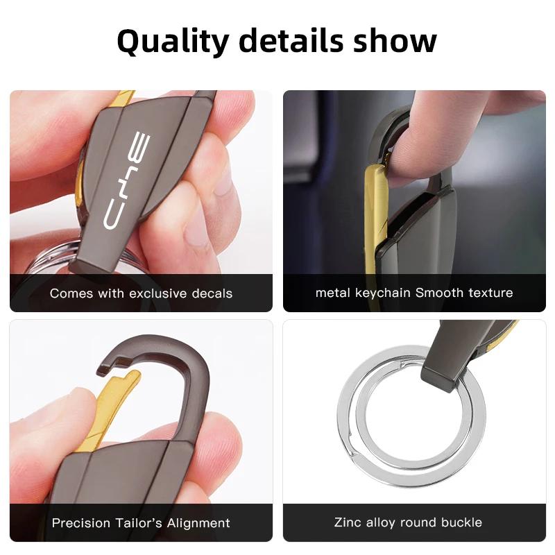 Premium Auto Parts Keyring VXJR Holder for BYD Shark Dolphin Mini Sealion 6 7 Atto 3 Seal U Han Tang Interior Accessories