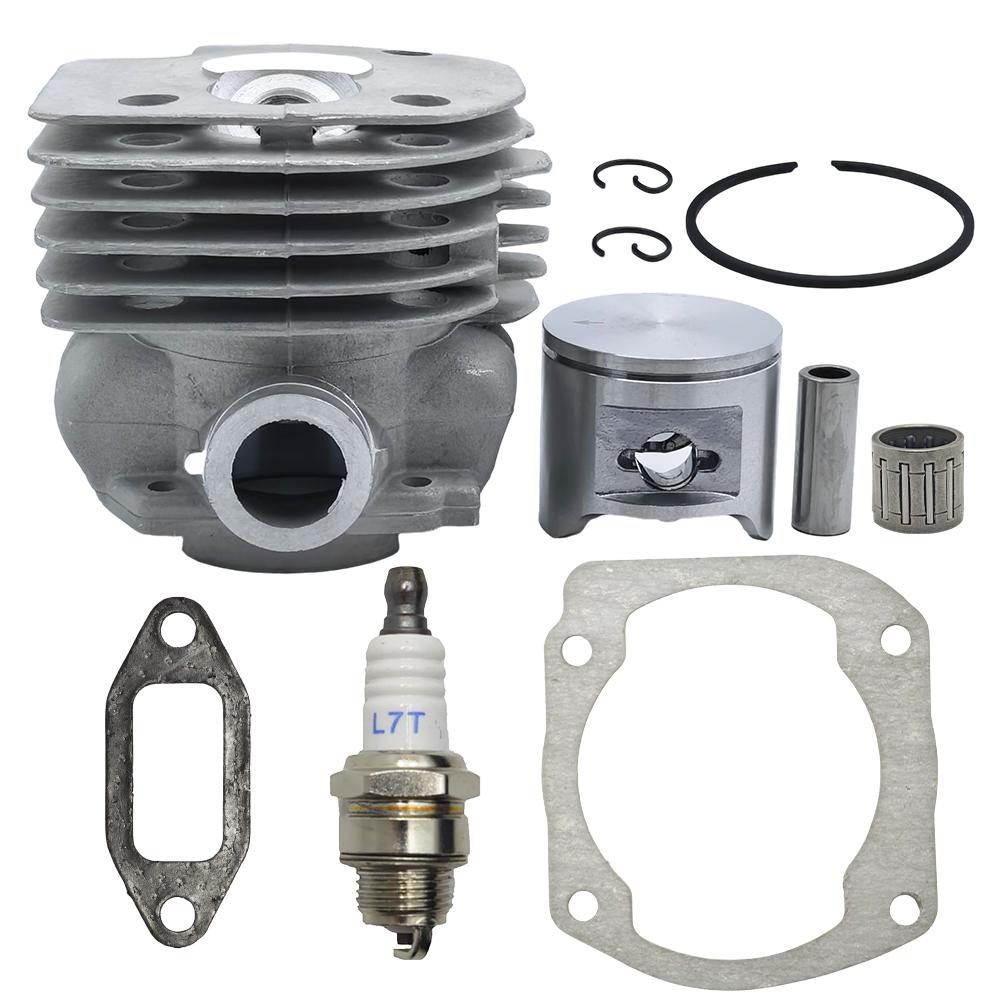 48mm Round Cylinder Piston Rings Cage Bearing Gasket Set Kit For HUSQVARNA 365 362 Chainsaw Engine Motor Parts