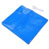 Heavy Duty Water Proof Tarp Blue PE 3x5m Windproof Outdoor Garden Rainproof Covering for Camping Car Garden Pool Farm