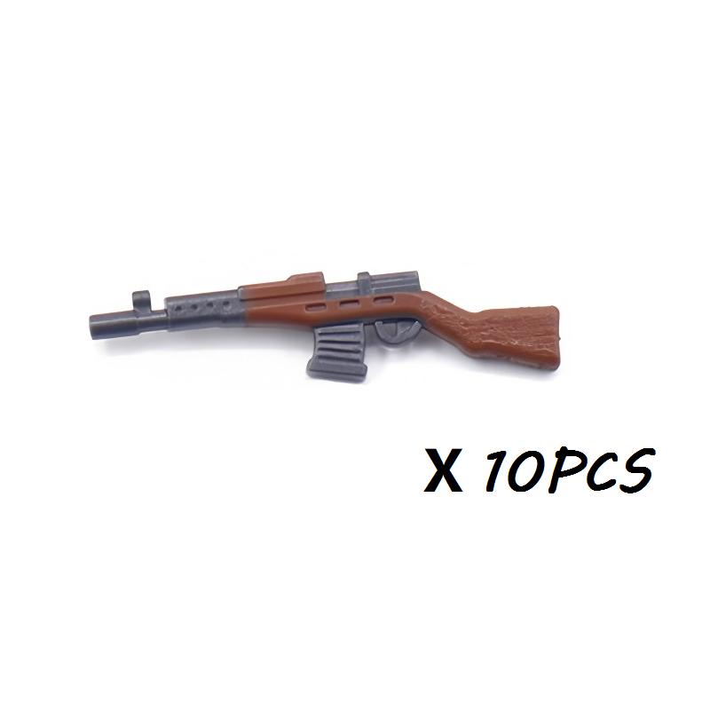 WW2 Military Weapons Soldiers Minifigure British Soviet Army Building Blocks Rifles Submachine Thomas 98K Gun Bricks Toy