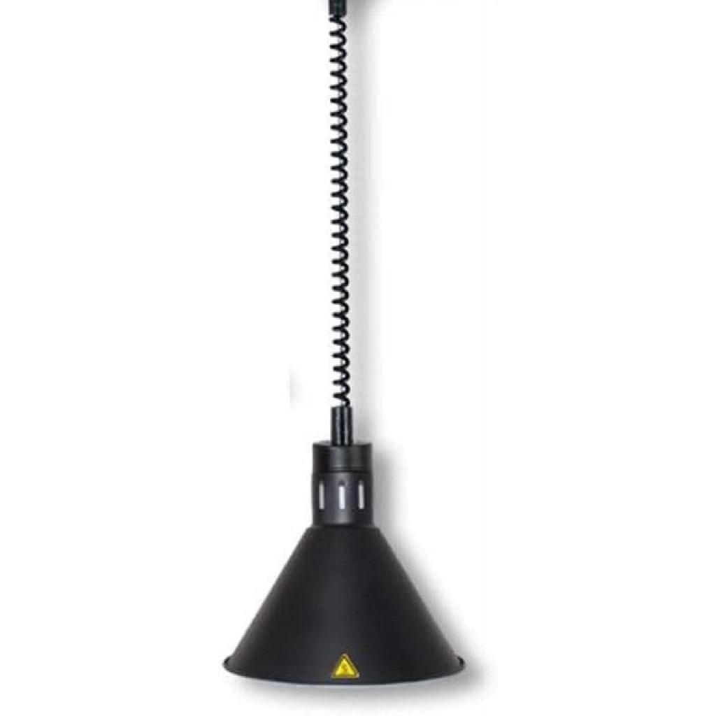 Food Warmers Food Warm Food Service Equipment Supply Length Adjustable Single Head Hanging Lamp Commercial self-Service Pizza Heating Lamp Hotel