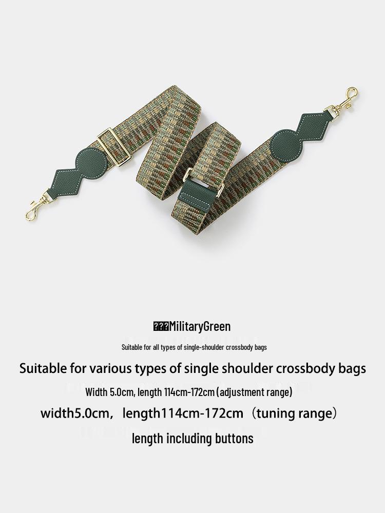 Adjustable Length Wide Shoulder Strap for European & American Style Crossbody Bags