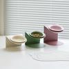 Anti Vomiting Ceramic Cat Bowl Inclined Raised Dog Food Bowl  Kitten/Puppy/Bunny