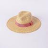 Spring and summer new fashion casual multi-color webbing big eaves straw grass jazz hat outdoor beach shade Internet celebrity straw hat