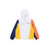 Air Jordan Jumpman Contrast Panel Printed Logo Hooded Woven Jacket Men Jacket White CV2241-100