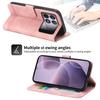 DIERFENG DF-03 For Xiaomi Poco F6 Pro 5G/Redmi K70 5G/K70 Pro 5G Wallet Phone Case Leather Cover Lines Imprinted