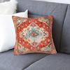 Set Of 2 Bohemian  Pattern Throw Pillow Case 18x18inch Soft Pillowcover for Indoor and Outdoor Use