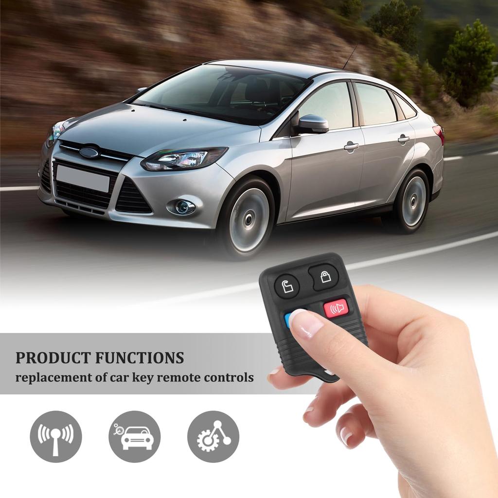 4-Button Car Key Fob,Keyless Entry Remote Key Fob Replacement OEM#CWTWB1U311,CWTWB1U212,CWTWB1U345,Antitheft Keyless Entry Systems Compatible with