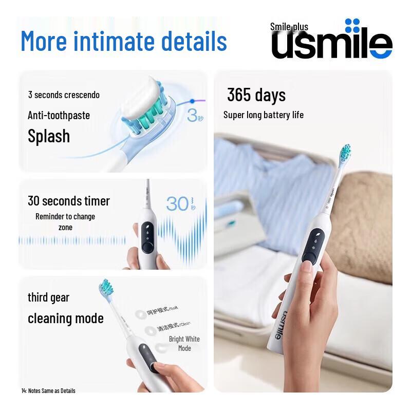 Usmile V1 Sonic Electric Toothbrush CN plug (adapter included)