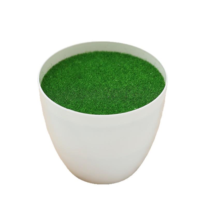 Simulated plastic pots for artificial flowers or succulents, perfect for table display.