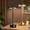 LED Table Lamp Touch Sensor Night Light USB Rechargeable Dimmable Portable Bedroom Wireless Reading Lamp Restaurant Hotel Bar