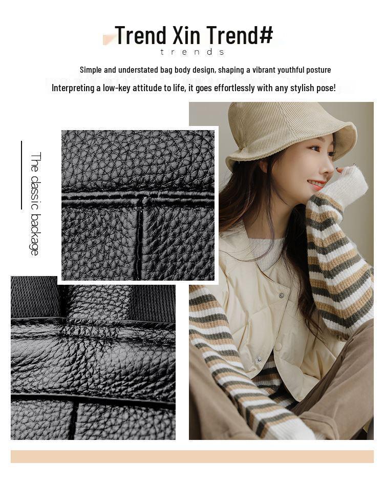 2026 High-End Genuine Leather Backpack: Large Capacity, Casual Travel, Versatile Fashion