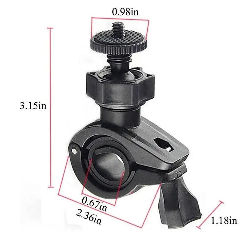 1PC/2PCS Black Camera Accessory Bike Motorcycle Useful Sport Camera Holder Bracket Handlebar Mount Stand