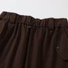 Elva' Island Women's High-Waisted Cargo Midi Skirt