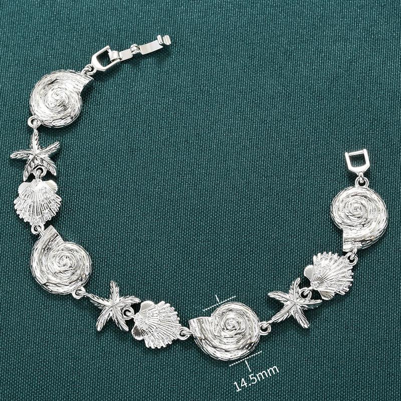 Vintage Starfish Seahorse Shell Splicing Bracelet Personalized Bohemian Wind Sun Moon Star Jewelry Vl667